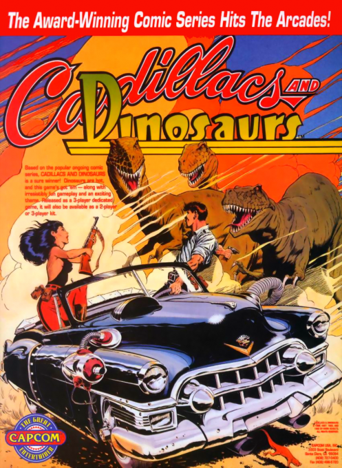 Cadillacs and Dinosaurs box art