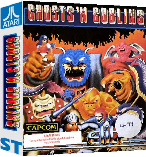 Ghosts'n Goblins — box-3D (EU)