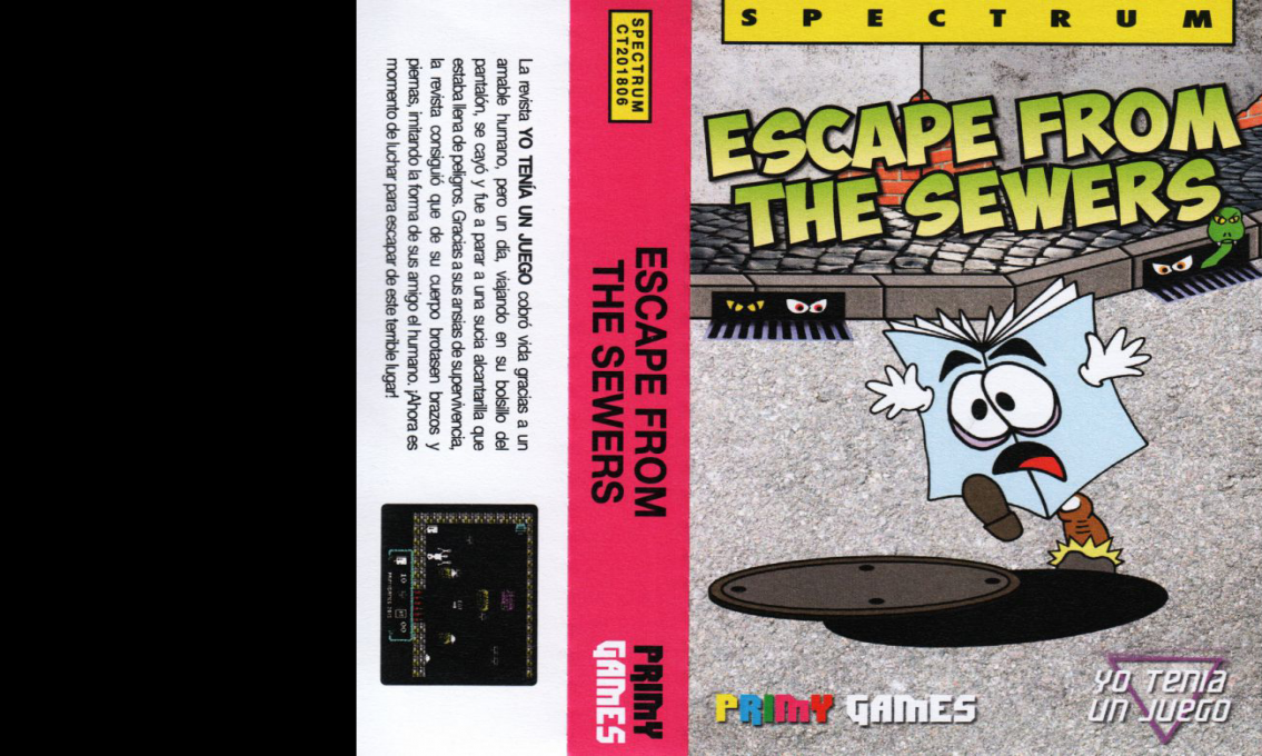 Escape From The Sewers — box-texture (EU)