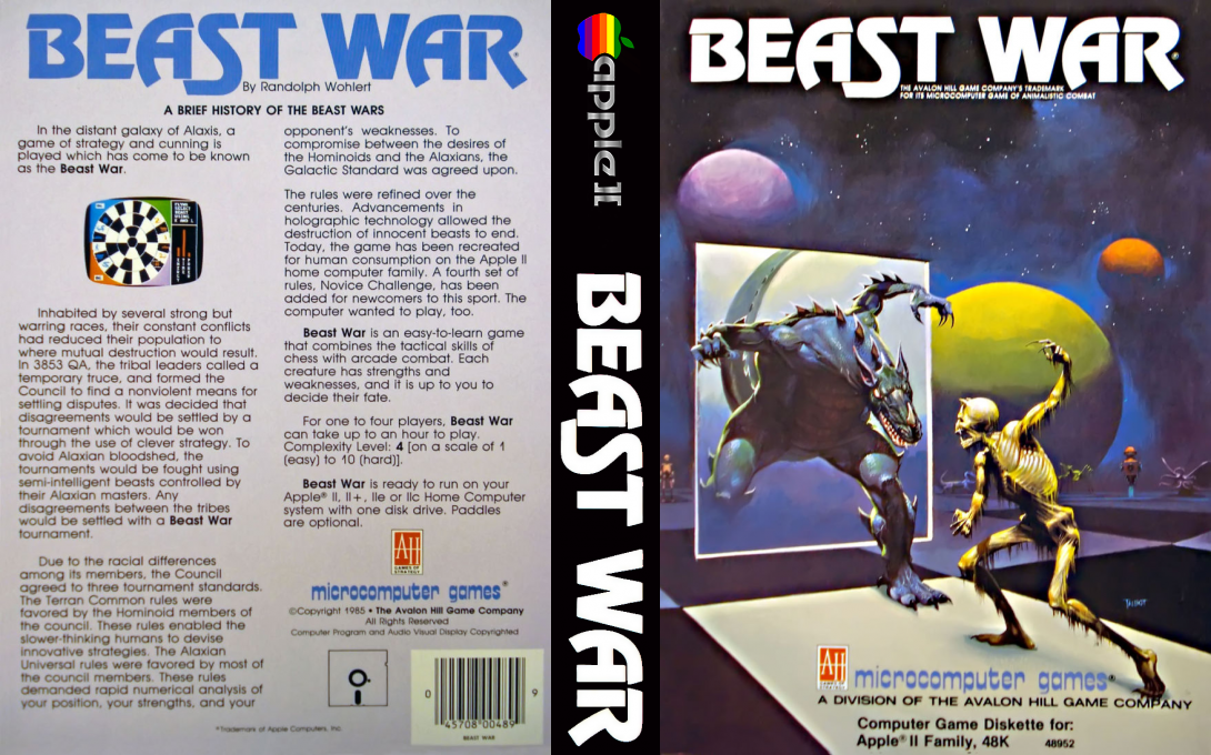 Beast War — box-texture (US)