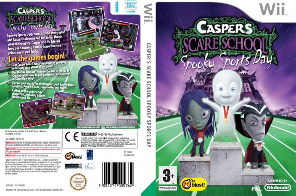 Casper's Scare School - Spooky Sports Day — box-texture (EU)