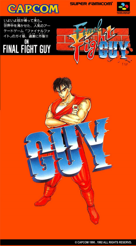 Final Fight Guy — box-2D (JP)
