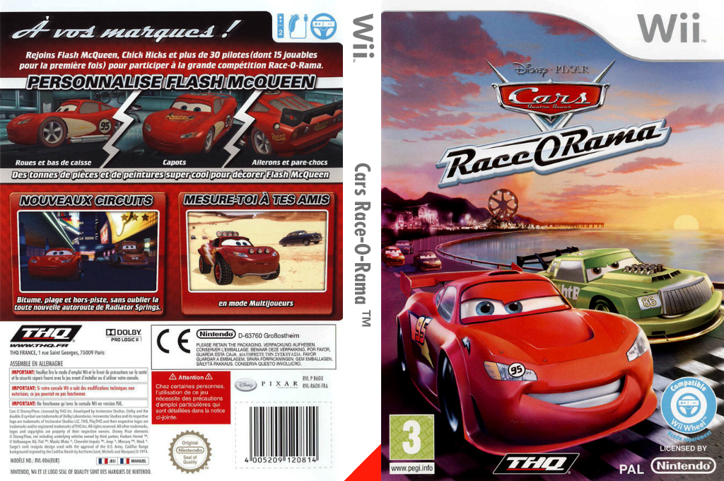 Disney-Pixar Cars - Race-O-Rama — box-texture (FR)