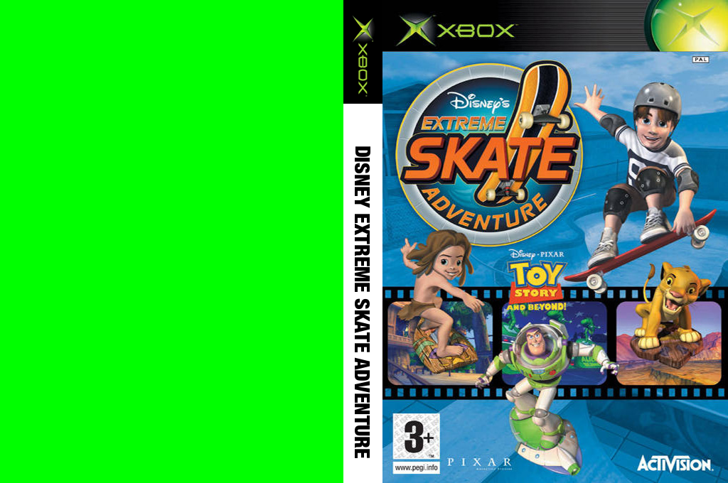 Disney's Extreme Skate Adventure — box-texture (EU)