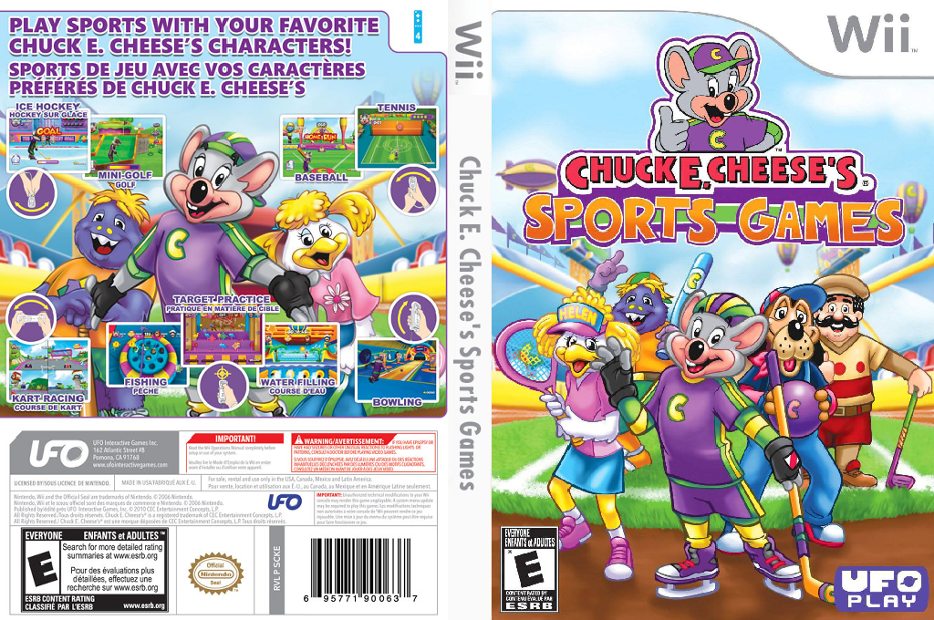 Chuck E. Cheese's Sports Games — box-texture (US)
