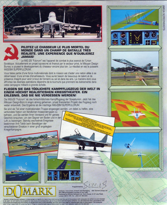 Mig-29m Super Fulcrum — box-2D-back (EU)