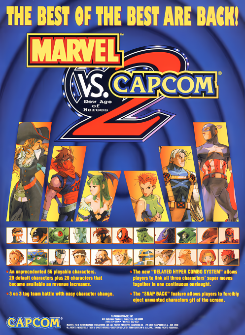 Marvel vs. Capcom 2: New Age of Heroes box art
