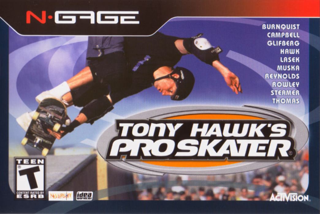 Tony Hawk's Pro Skater box art