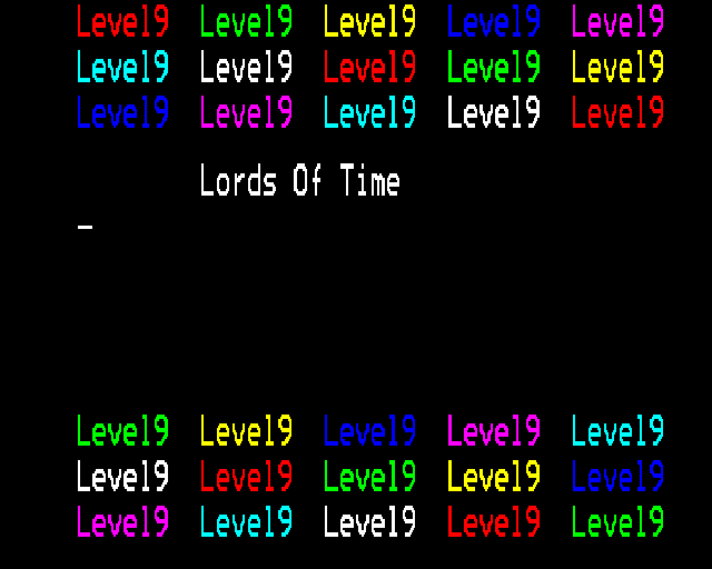 Lords Of Time — sstitle (EU)