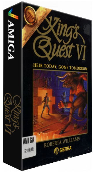 King's Quest VI - Heir Today, Gone Tomorrow — box-3D (WOR)