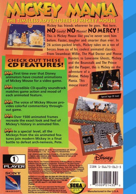 Mickey Mania — box-2D-back (US)