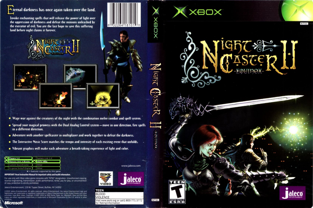 Nightcaster 2 - Equinox — box-texture (US)