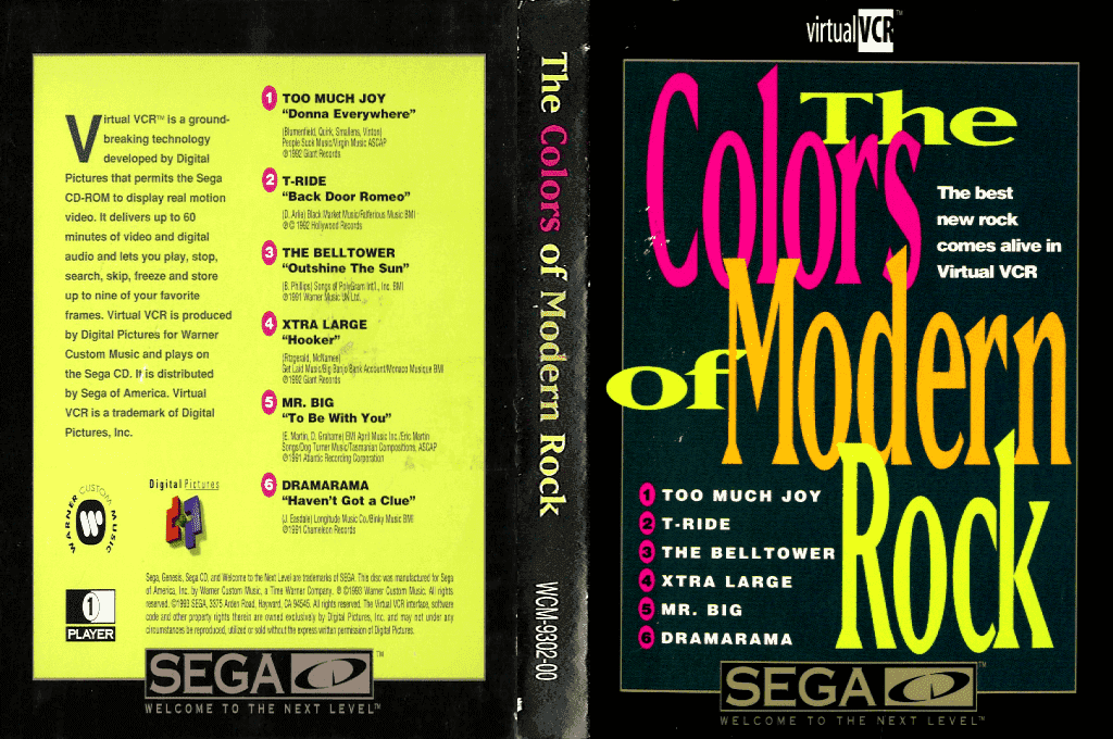 Colors of Modern Rock, The — box-texture (US)