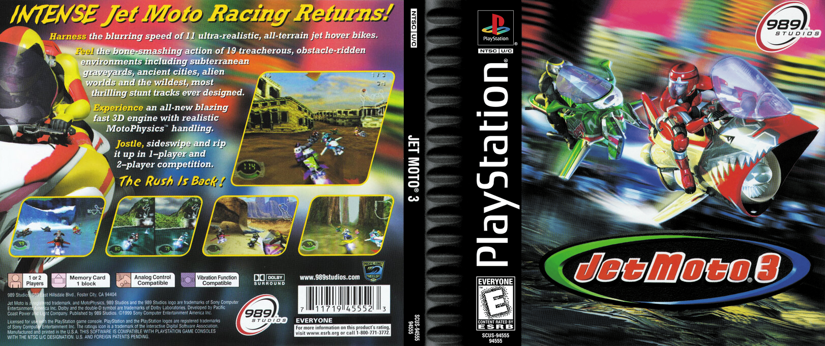 Jet Moto 3 — box-texture (US)