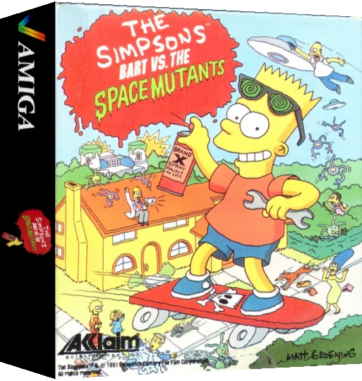 Simpsons, The - Bart vs. The Space Mutants — box-3D (EU)