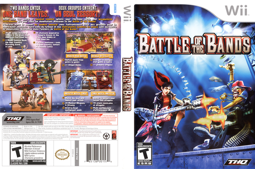 Battle of the Bands — box-texture (US)