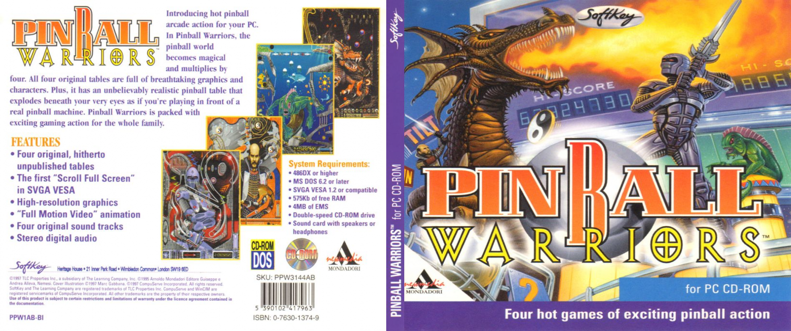 Pinball Warriors — box-texture (CUS)