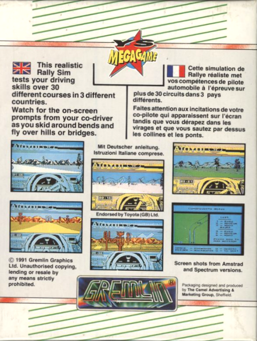 Toyota Celica Gt Rally — box-2D-back (EU)