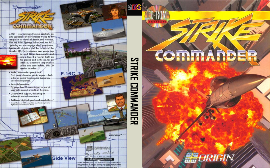 Strike Commander — box-texture (US)
