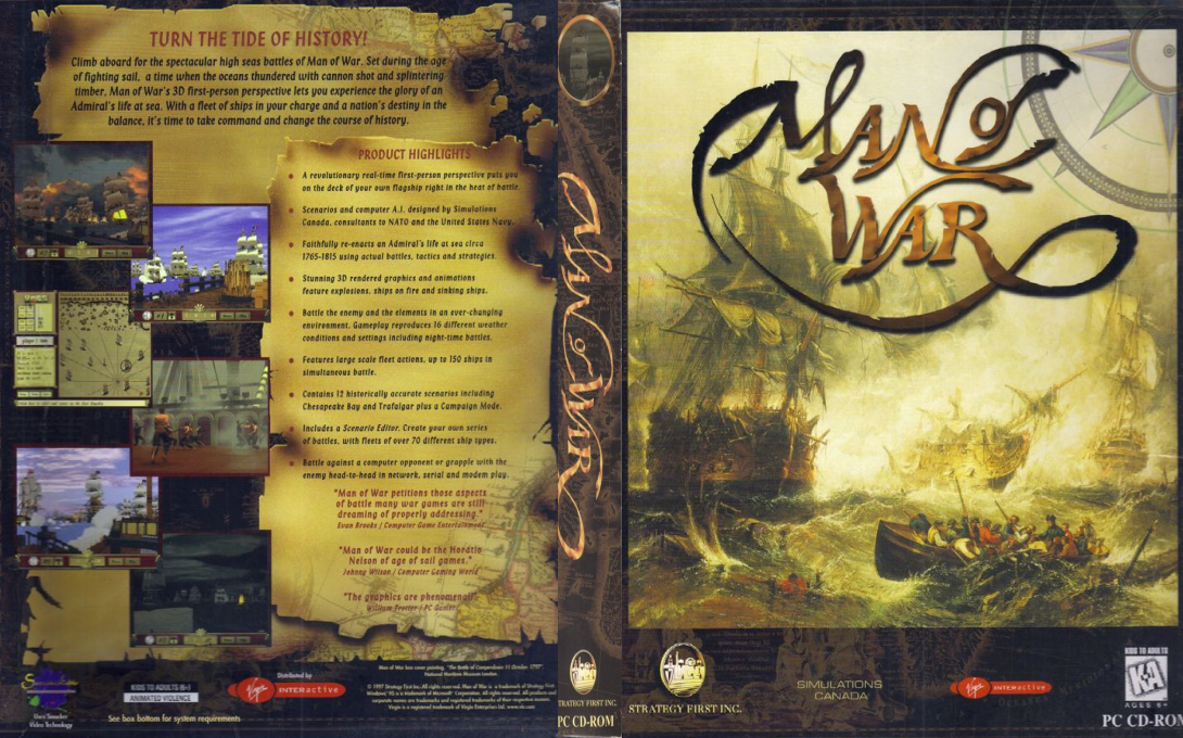 Man of War — box-texture (US)