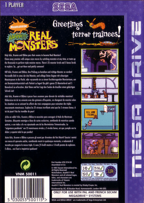 Aaahh!!! Real Monsters — box-2D-back (EU)