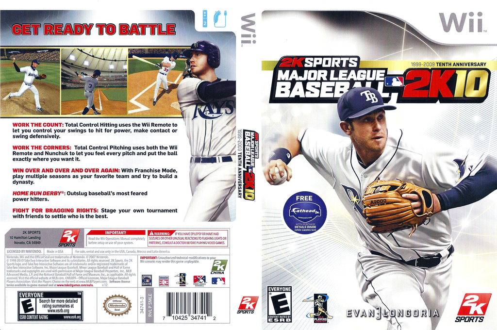 Major League Baseball 2K10 — box-texture (US)