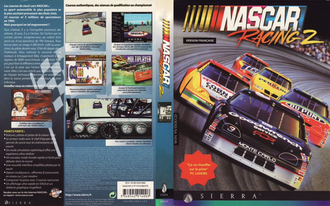 NASCAR Racing 2 — box-texture (FR)