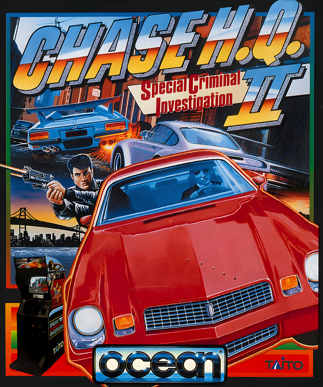 Chase H.Q. + Hard Drivin' box art