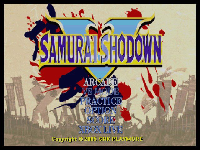 Samurai Shodown V — sstitle (WOR)