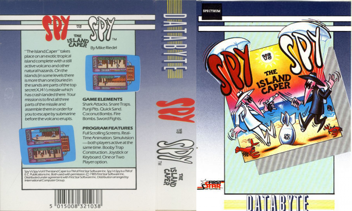 Spy vs Spy - The Island Caper — box-texture (EU)