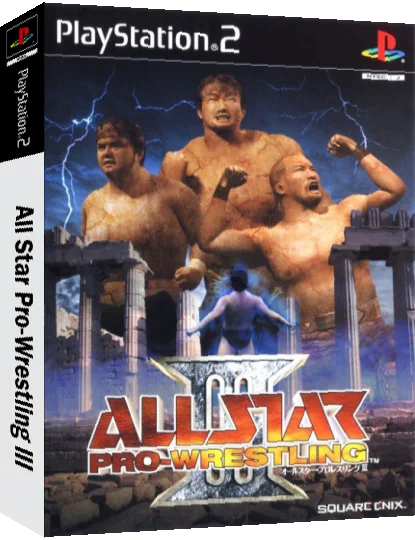 All Star Pro-Wrestling III — box-3D (JP)