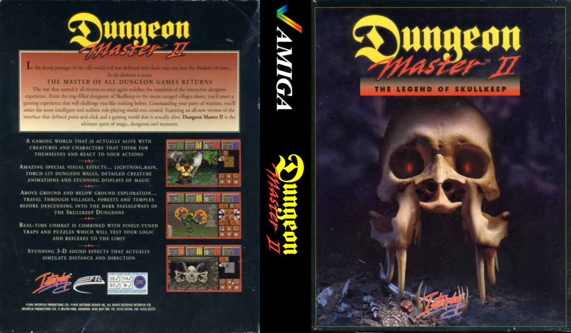 Dungeon Master II - The Legend of Skullkeep — box-texture (EU)