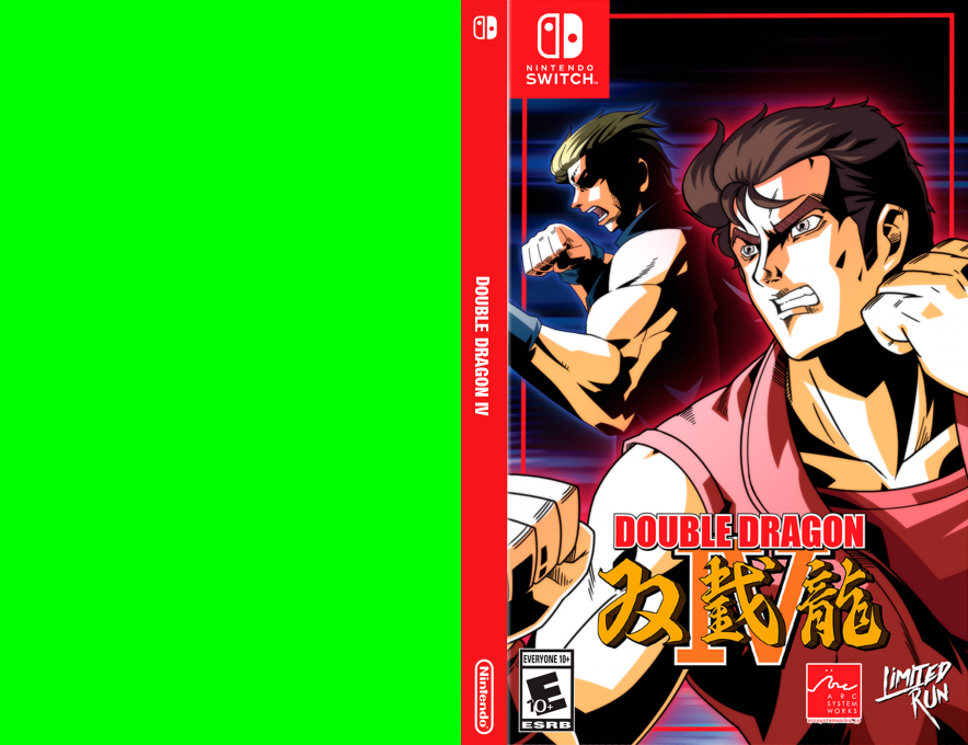 Double Dragon IV — box-texture (US)