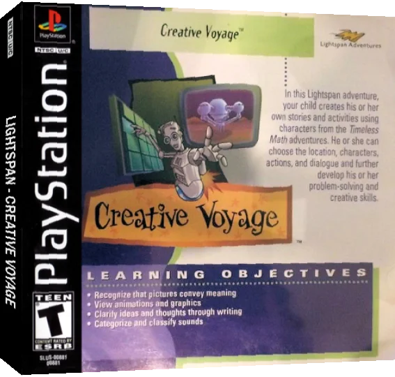 ZZZ(notgame):Lightspan - Creative Yoyage 1 — box-3D (US)