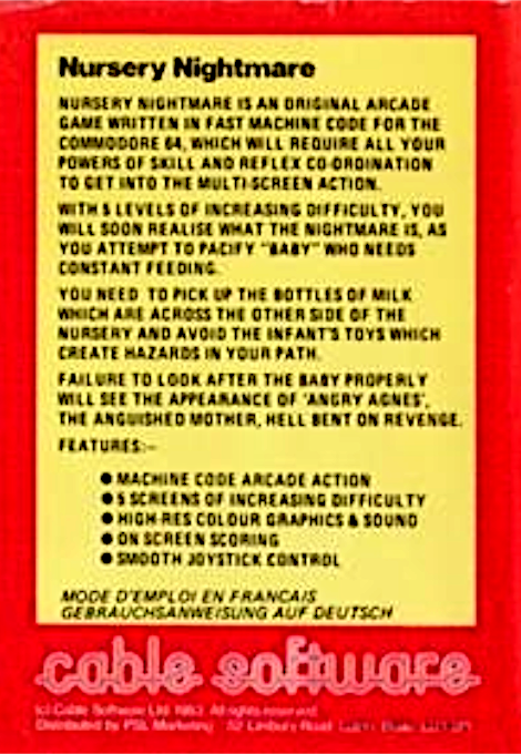 Nursery Nightmare — box-2D-back (EU)