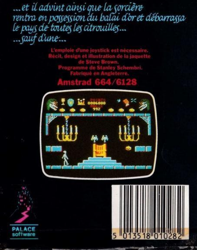 Cauldron 2 - The Pumpkin Strikes Back — box-2D-back (FR)