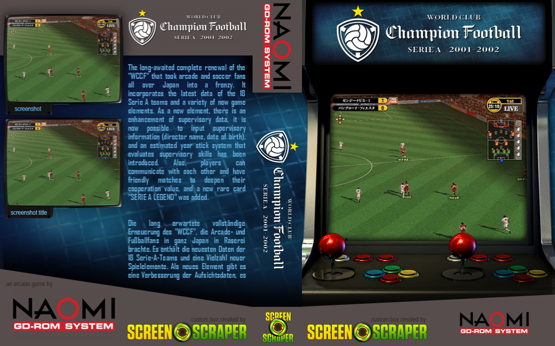 World Club Champion Football Serie A 2002-2003 — box-texture (SS)