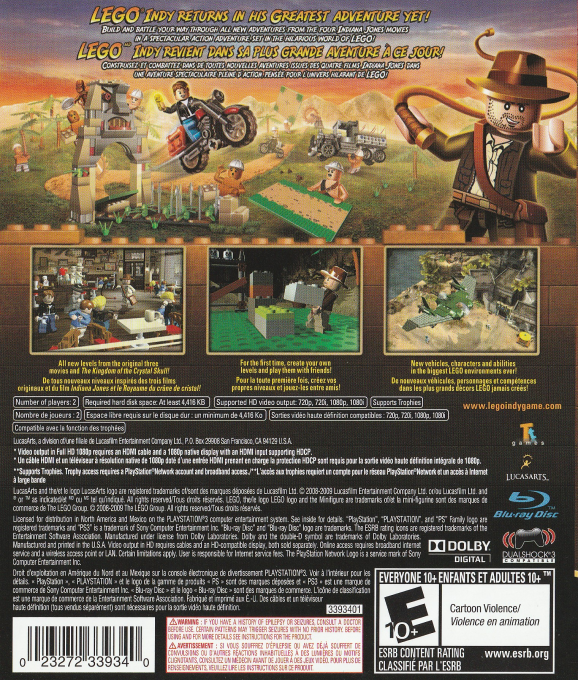 LEGO Indiana Jones 2 - The Adventure Continues — box-2D-back (CA)