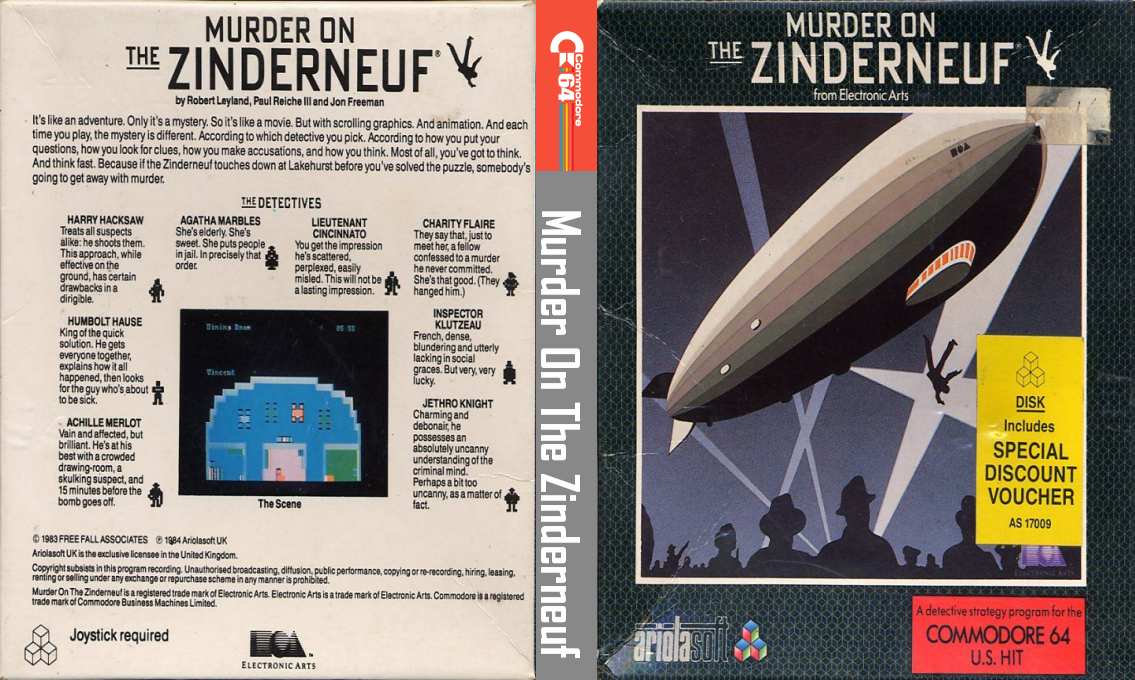 Murder On The Zinderneuf — box-texture (EU)