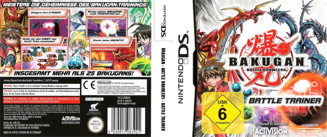 Bakugan - Battle Brawlers - Battle Trainer — box-texture (DE)