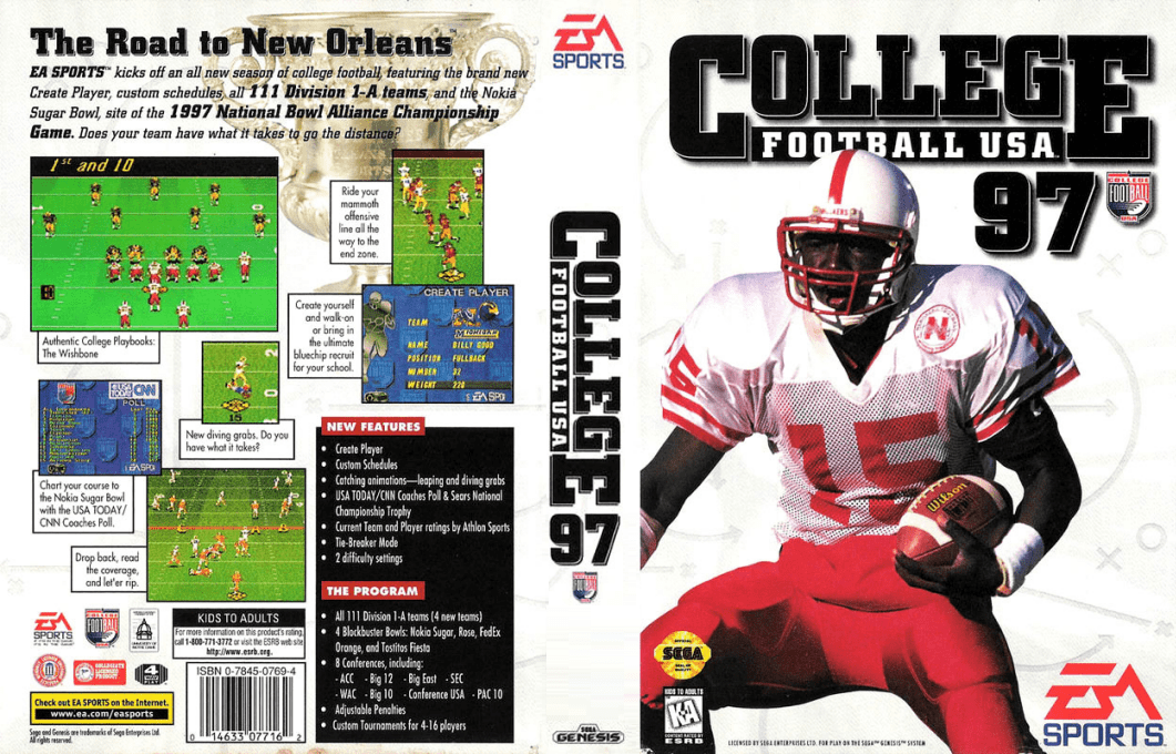 College Football Usa 97 — box-texture (US)