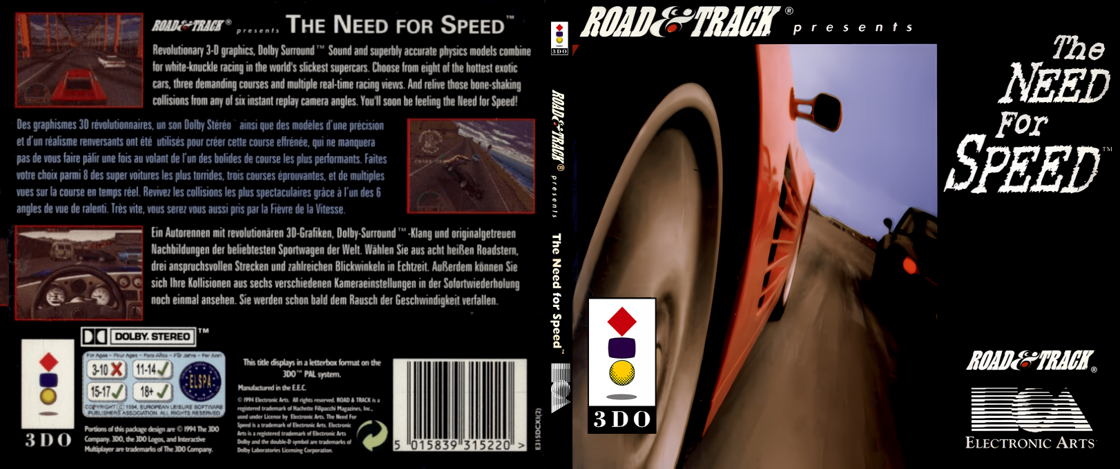 Road & Track Presents - OverDrivin' — box-texture (EU)
