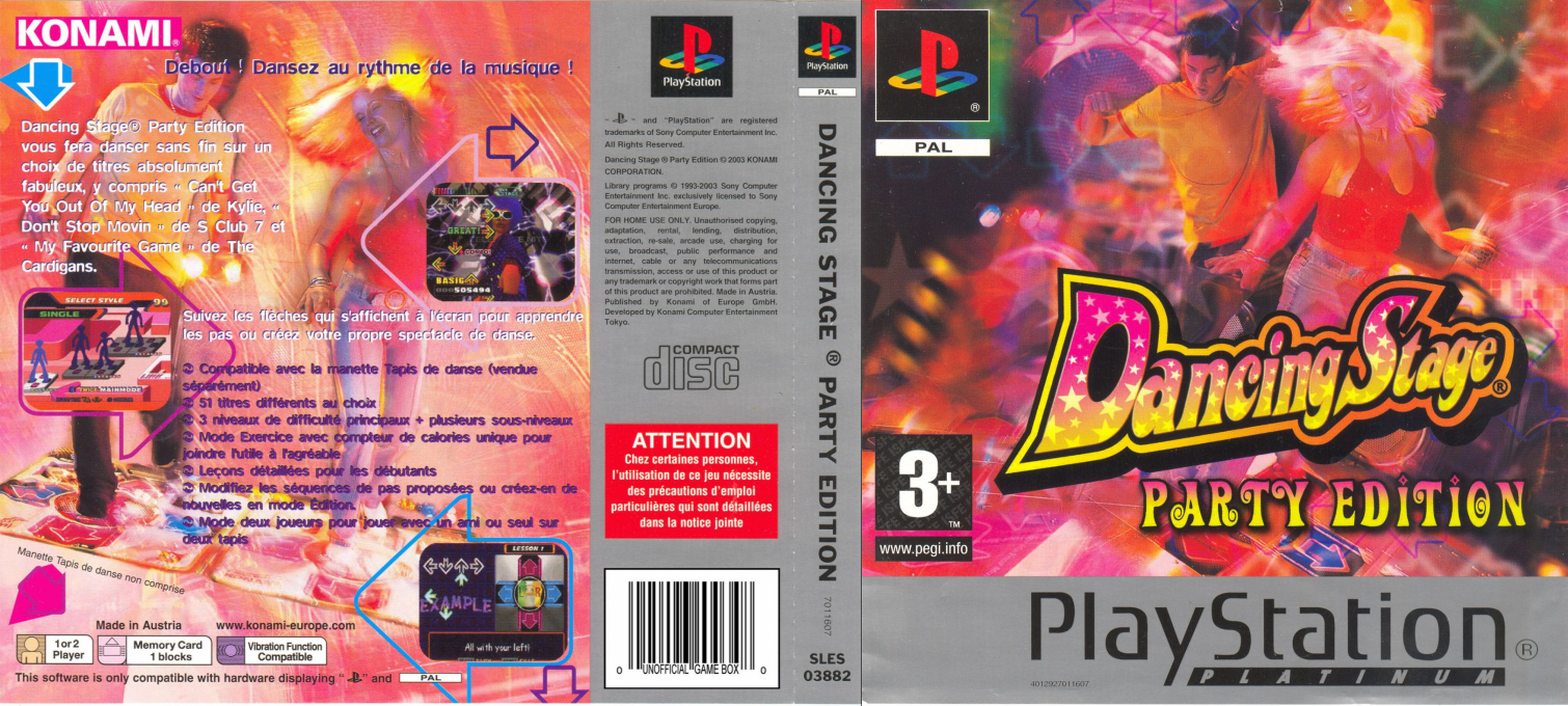 Dancing Stage - Party Edition — box-texture (FR)