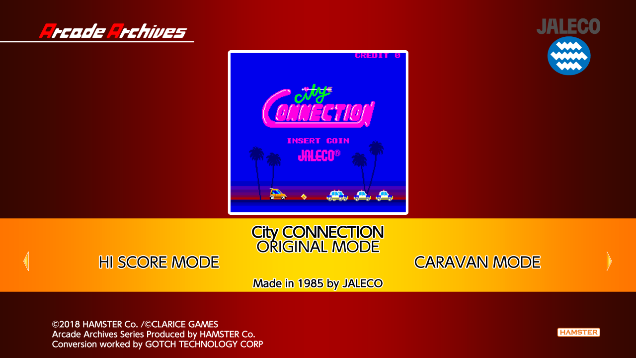 Arcade Archives City Connection — sstitle (WOR)