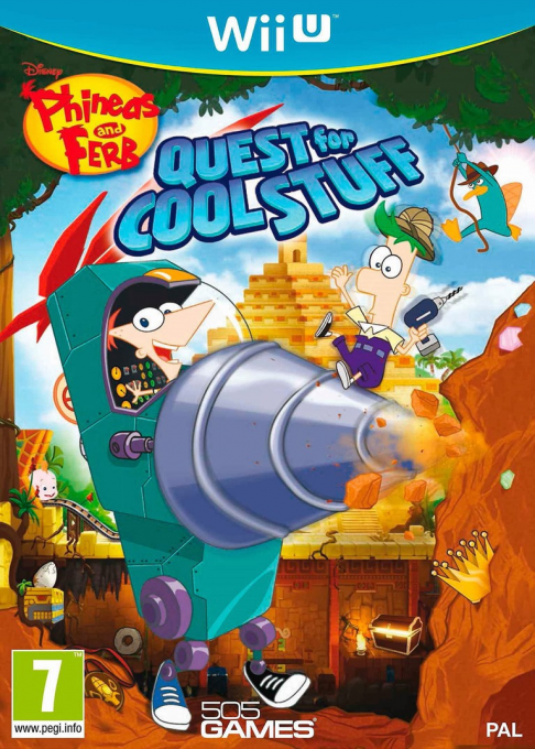 Disney Phineas and Ferb - Quest for Cool Stuff — box-2D (EU)