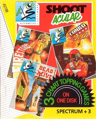 ShootAcular Disk 2 - Combat Zone + Firestorm + Dead or Alive — box-2D (UK)