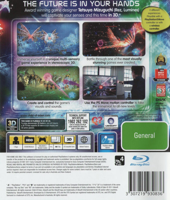 Child of Eden — box-2D-back (AU)