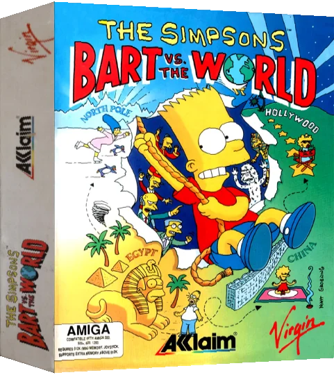 Simpsons, The - Bart vs. The World — box-3D (EU)