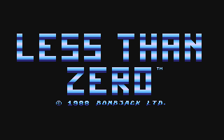 Less Than Zero — sstitle (WOR)