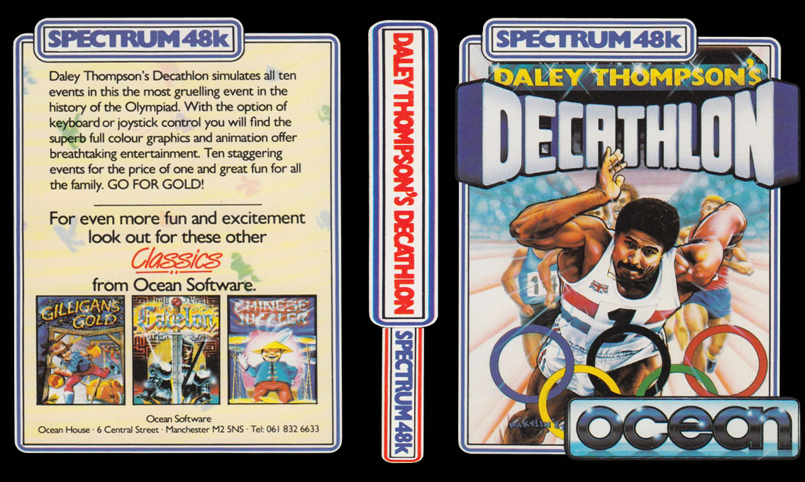 Daley Thompson's Decathlon — box-texture (EU)